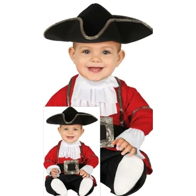 Imagen de FIESTAS GUIRCA Disfraz de capitán pirata para bebé T12 18 meses