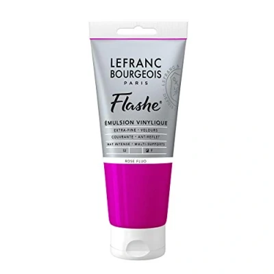 Imagen de Lefranc Bourgeois vinilo Pintura Acrílica, extra fina color de para artistas, Fluorosa, 80ml Tube Vinylfarbe