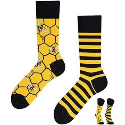 Imagen de TODO COLOURS Calcetines divertidos con diseño de bombero On Fire coloridos para hombre y mujer 43 46