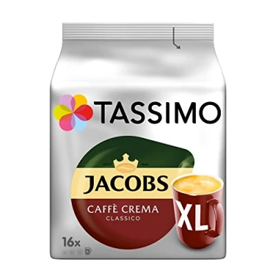 Imagen de Tassimo Jacobs Caffè Crema Classico XL 5 Paquetes (80 Porciones)