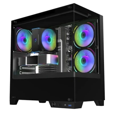 Imagen de VIST Ordenador Look RYZEN 7 5700G Ram 32GB AMD Radeon RX VEGA8 SSD 1TB M.2 WiFi Windows 11 Pro
