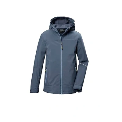 Imagen de killtec Niños Chaqueta softshell/chaqueta de exterior con capucha KOW 366 BYS SFTSHLL JCKT, blaugrau, 140, 42161 000