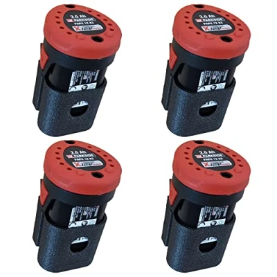 Imagen de ULROAD 4 soportes de pared para batería 12 V Parkside soporte taller PBSPA C3 Performance