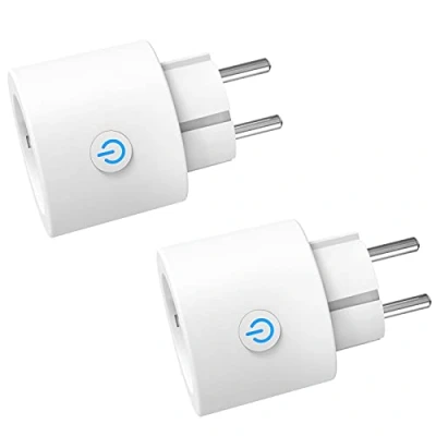 Imagen de ANTELA Enchufe Inteligente 16A 3680W con Monitor de Consumo, Compatible Alexa y Google Home, 2 PCS