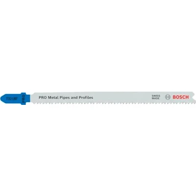Imagen de Bosch Professional 5x Hojas de Sierra calar T 321 BF Speed for Metal (para Tubos y perfiles metálicos, pared gruesa, accesorios calar)