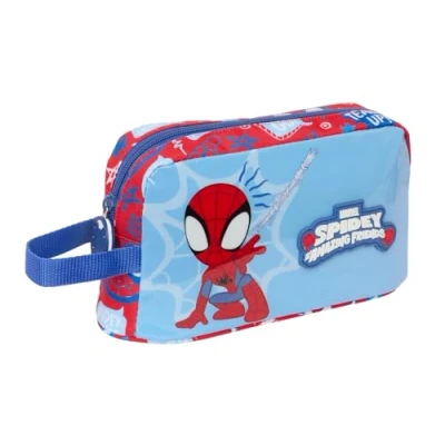 Imagen de SPIDEY RESCUE Porta Desayunos Térmico, Termo, Portatodo, Calidad y Máxima Resistencia, Comida, Recreo, 21.5x6.5x12 cm