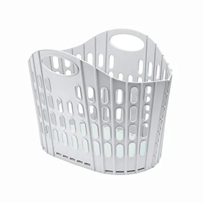 Imagen de Addis 518163 Cesta Plegable para la Colada, 38 L, color Gris (Grey &amp; Mint), 1 Unidad