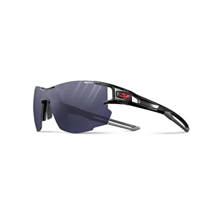 Imagen de Julbo Aerolite Gafas DE Sol, Shiny TRANSLUCIDO Gris/Negro, Talla única Unisex Adulto