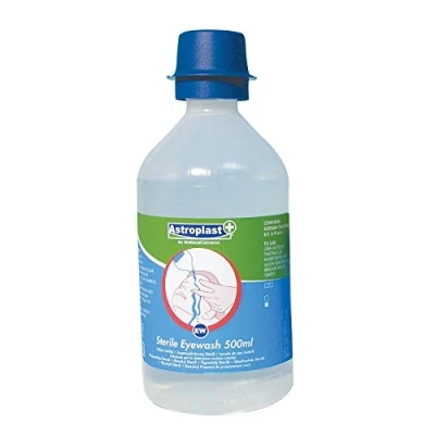 Imagen de Astroplast Limpiador de ojos salino transparente, 500 ml, paquete 3