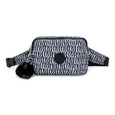 Imagen de Kipling ABANU Multi Bandolera pequeña Convertible en riñonera, Holiday Waves (Azul)