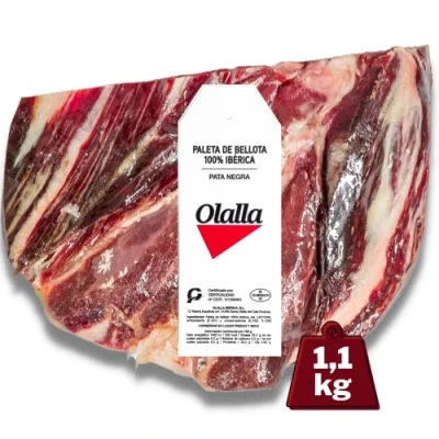 Imagen de 1.1 kg Paleta de Bellota 100% Ibérico Deshuesada Punta Jamon Iberico Elaboracion Tradicional Embutidos Ibericos