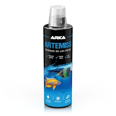 Imagen de Microbe Lift Artemiss 473 ml Favorece la Salud y el Sistema inmunitario de los Peces Todas Las Especies Acuario con Ingredientes Naturales.