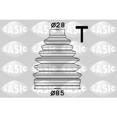 Imagen de SASIC 1906130 Fuelle Palier lado de rueda Termoplástico NISSAN: Qashqai / Qashqai+2 I, X Trail