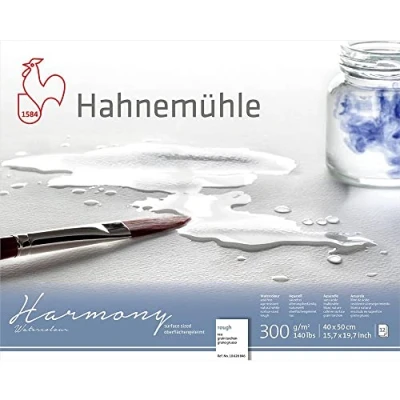 Imagen de Hahnemuhle Harmony bloc de acuarela, 12 hojas, 40 x 50 cm grano grueso