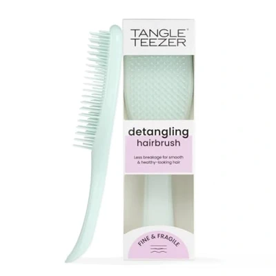 Imagen de Tangle Teezer cepillo desenredante definitivo, para cabello seco y húmedo, reduce la rotura tipos de tratado con color, fino frágil, azul hielo