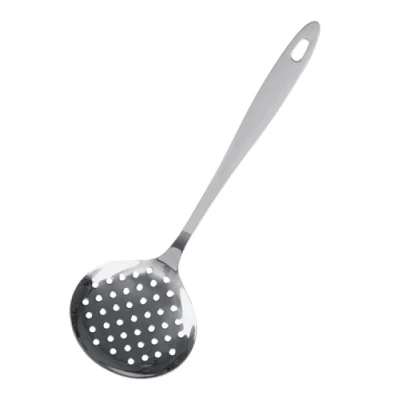Imagen de Fackelmann Espumadera Acero Inoxidable, para fritos, Escurridor de aceite, óptimo escurrir líquidos, Material duradero y resistente, 32x10, 5 cm, 1 ud