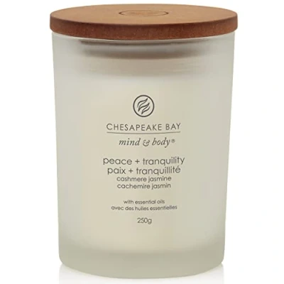 Imagen de Chesapeake Bay Vela perfumada Peace + Tranquility Vaso mediano de aromaterapia Tiempo combustión: hasta 57 horas Colección Mind &amp; Body