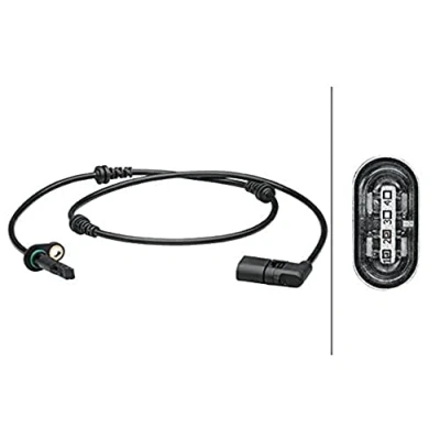 Imagen de HELLA 6PU 012 679 411 Sensor de ABS Eje delantero activo 2 970 MERCEDES BENZ: Clase C Berlina, Coupé