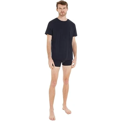 Imagen de Tommy Hilfiger Hombre Set de pijama corto, Azul (Desert Sky/Desert Sky), S