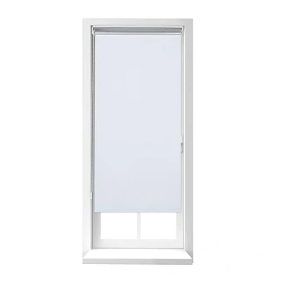 Imagen de Relaxdays Estor Térmico Opaco, Cortina Enrollable Ventana, 66 cm de Ancho, 70x220 cm, sin Taladrar, Blanco