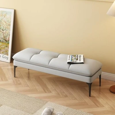 Imagen de Moderno sala de estar banquetas con tapizado, dormitorio banco asiento, banqueta baño,reposapies sofa, interior entrada recibidor, porches zapatero decoración del hogar.