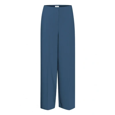 Imagen de Soaked in Luxury Corinne WIDE LONG Pantalones, Mujer, Talla: Large, Ensign blue