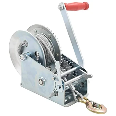 Imagen de vidaXL Cabestrante Manual con Capacidad Carga Herramientas para Taller Manipulación Materiales Industriales Grandes Pesados Izado Subida Obras 1360kg