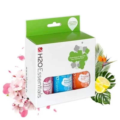 Imagen de aromas de detergente para limpiador a vapor H2O, paquete 3 mixtos