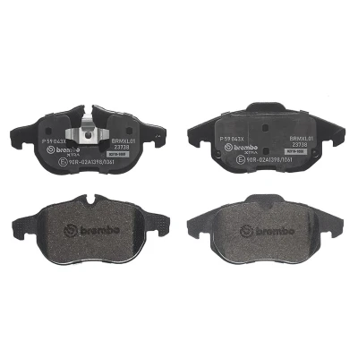 Imagen de BREMBO P 59 043X Juego de pastillas freno preparado para indicador desgaste sin accesorios OPEL: Astra H GTC, Zafira B, Vectra C Berlina