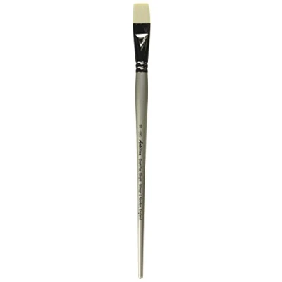 Imagen de Winsor &amp; Newton Pincel plano (tamaño 18 Artisan pintura al óleo diluible en agua (color corto soporte de/brillante cepillo