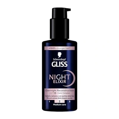 Imagen de Gliss Night Elixir Split H Mira Tratamiento Mascarilla de Pelo, 100ml
