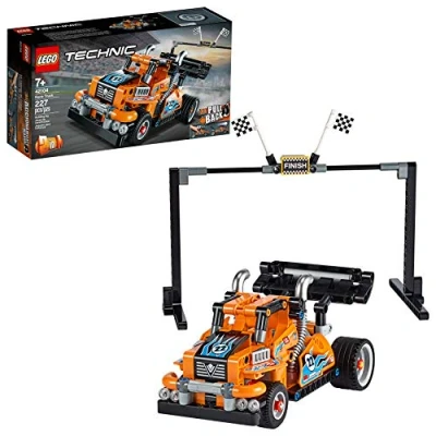 Imagen de LEGO Technic Camión de Carreras, Set Construcción 2 en 1 con Motor Pull back, la Colección Racer Vehicles, a Partir 7 Años (42104)