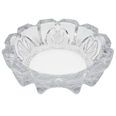Imagen de JRose Collections Cenicero cristal corte redondo cigarrillo bar restaurante casa oficina decoración 13 cm (JR1506)