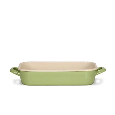 Imagen de Krüger 14136PAG Juist Sartén cuadrada 36 cm, esmaltada, color verde