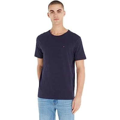 Imagen de Tommy Hilfiger Camiseta de Manga Corta para Hombre Cuello Redondo, Azul (Navy Blazer), S