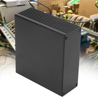 Imagen de Placa de circuito PCB Instrumento Caja enfriamiento aluminio DIY Proyecto electrónico del gabinete protección para productos electrónicos Disipación calor