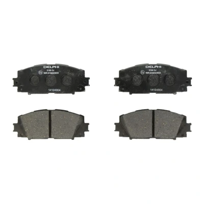 Imagen de DELPHI LP2135 Juego de pastillas freno no preparado para indicador desgaste sin chapa antichirridos accesorios TOYOTA: Prius III Hatchback