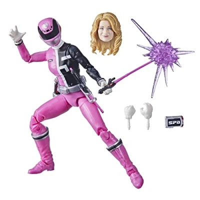 Imagen de Power Rangers Figura de acción Coleccionable Premium 15 cm Ranger Rosa S.P.D Lightning Collection con Accesorios