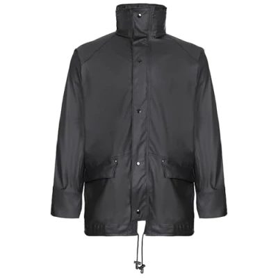 Imagen de Fort Chaqueta impermeable Air Flex para hombre, Negro, XL