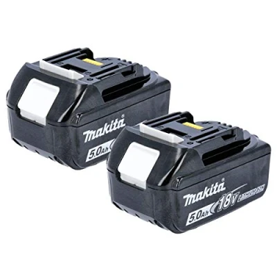 Imagen de Makita 2BL1850 Batería LXT de iones litio (18 V, 5,0 A, 2 unidades), color negro