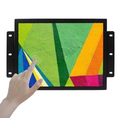 Imagen de VSDISPLAY Monitor LCD de 12.1 pulgadas, 1024 x 768 4:3 600 nits, pantalla táctil capacitiva 10 puntos, entrada audio y vídeo HDMI VGA DVI