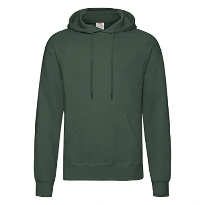 Imagen de Fruit of The Loom Sudadera con Capucha Hombre/Caballero Deporte/Gimnasio/Running (Grande (L)/Verde Botella)