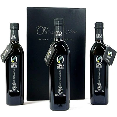 Imagen de 3 botellas x 500 ml Oro Bailen Reserva Familiar Picual Aceite de Oliva Virgen Extra por