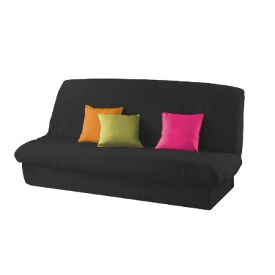 Imagen de Douceur d&#039;Intérieur Funda Decorativa para sofás, Poliéster, Negro, Dos Plazas