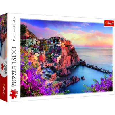 Imagen de Puzzle Widok na miasteczko Manarola 1500