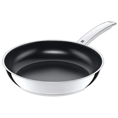 Imagen de WMF Durado Sartén 24 cm Diámetro con Antiadherente Cerámico, de Acero Inoxidable Cromargan, Apto para Horno