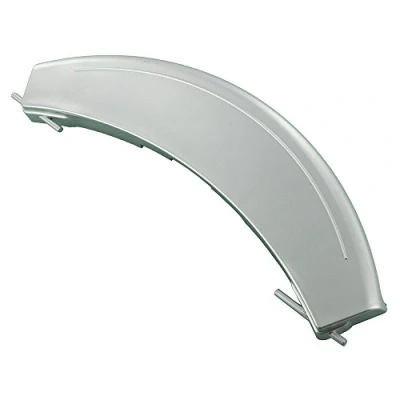 Imagen de Paxanpax Manija de plástico para puerta lavadora compatible con BSH Bosch WAE Maxx 7 VarioPerfect/WM14E iQ300 VarioPerfect Series, plata, 19 BS 63