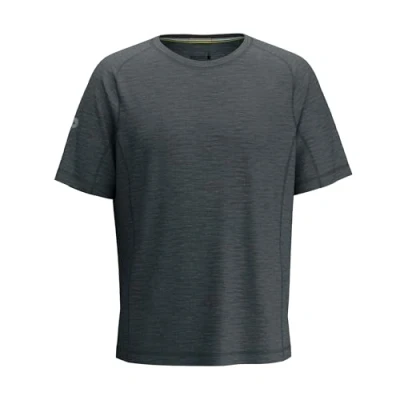 Imagen de Smartwool Active Ultralite Short Sleeve Camiseta deportiva, Hombre, Talla: Medium, Charcoal heather