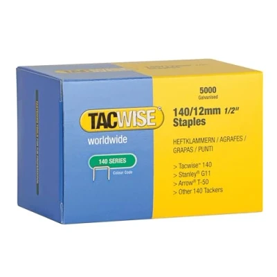 Imagen de Tacwise 0343 Grapas Galvanizadas Profesionales Tipo 140/12mm, 5000
