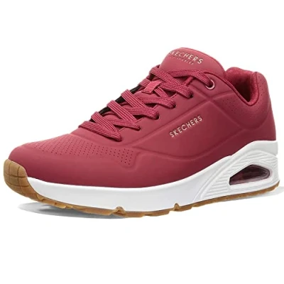 Imagen de Skechers Uno, Zapatillas de Deporte Mujer, Burgundy, 38 EU